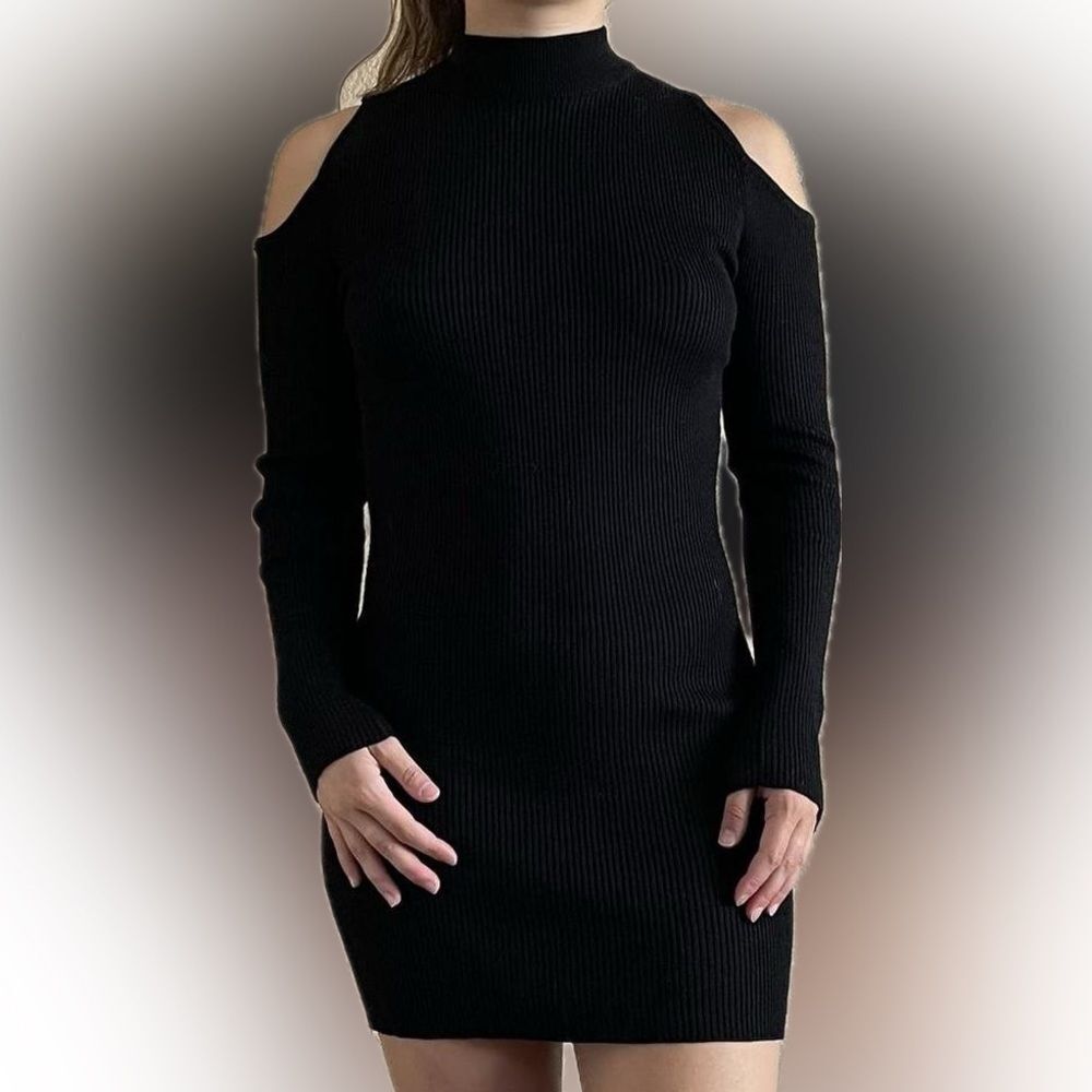 *🆕*Black off the shoulder bodycon dress